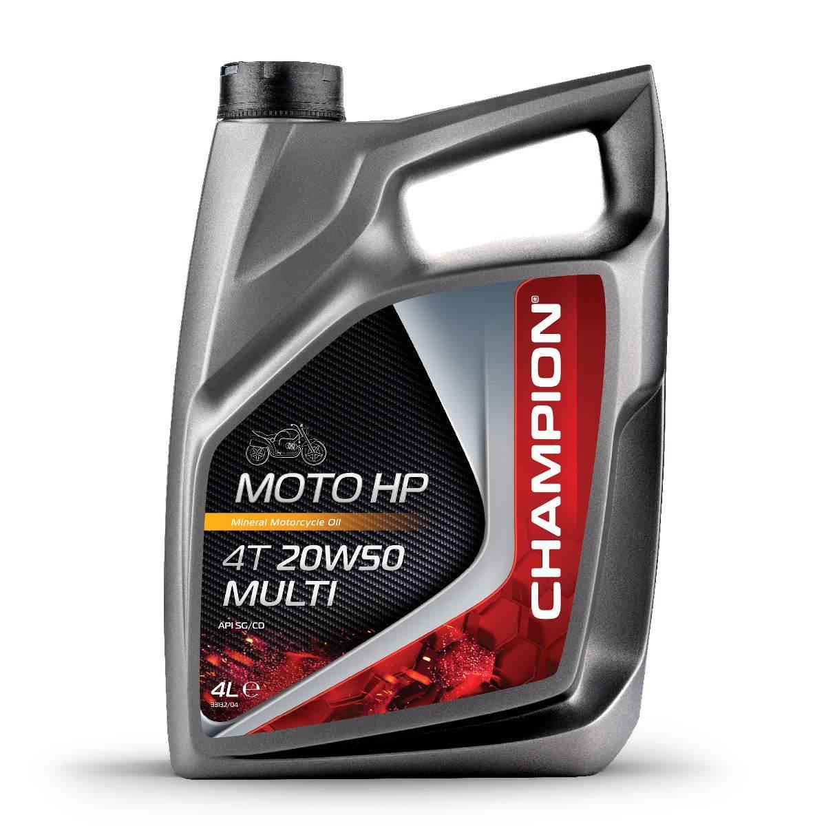 Champion Olej Silnikowy Moto Hp 4T 20W50 Multi 4L Ma2 Mineralny Akc