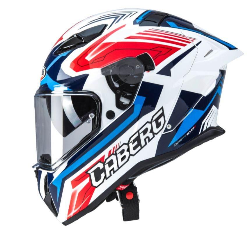 Caberg Kask Integralny Z Blendą Model Drift Evo Ii Jarama Kolor Biały/Czerw - zdjęcie 2