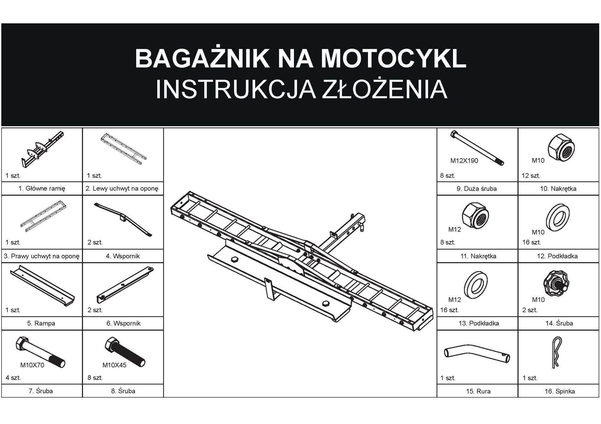Biketec Pojedyncza Platforma Do Transportu Motocykla Bagażnik Samochodowy - zdjęcie 2