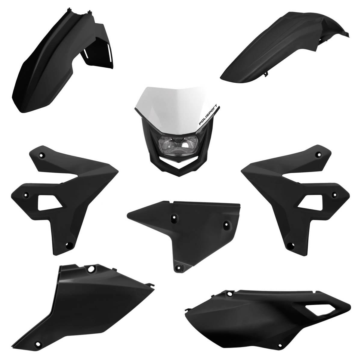 Polisport Komplet Plastików Suzuki Dr-Z 400 Drz400 '00-'24 W Zestawie Lampa