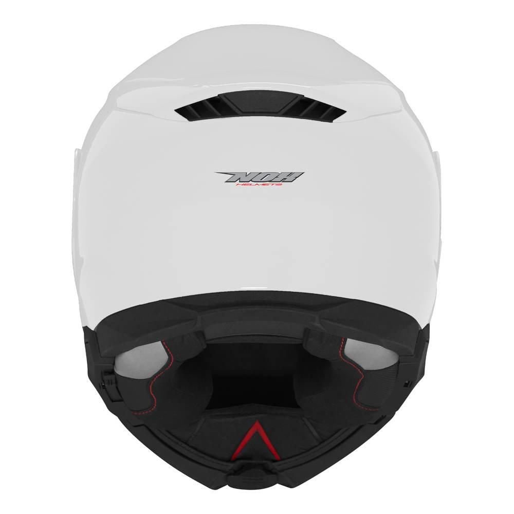 Nox Kask Szczękowy Flip-Up Z Blendą N967 Solid Kolor Biały Połysk Rozmiar X - zdjęcie 4