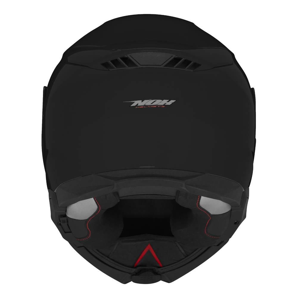 Nox Kask Szczękowy Flip-Up Z Blendą N967 Solid Kolor Czarny Połysk Rozmiar - zdjęcie 4
