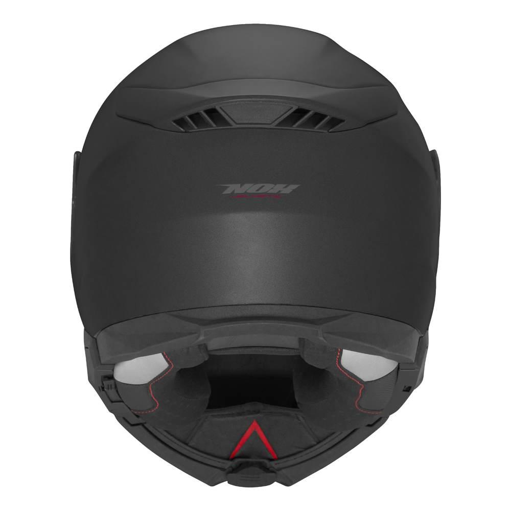 Nox Kask Szczękowy Flip-Up Z Blendą N967 Solid Kolor Czarny Mat Rozmiar S - zdjęcie 4