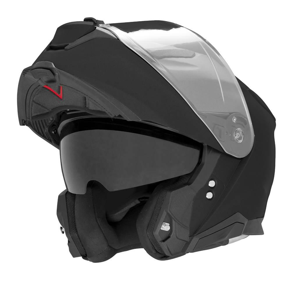 Nox Kask Szczękowy Flip-Up Z Blendą N967 Solid Kolor Czarny Mat Rozmiar L