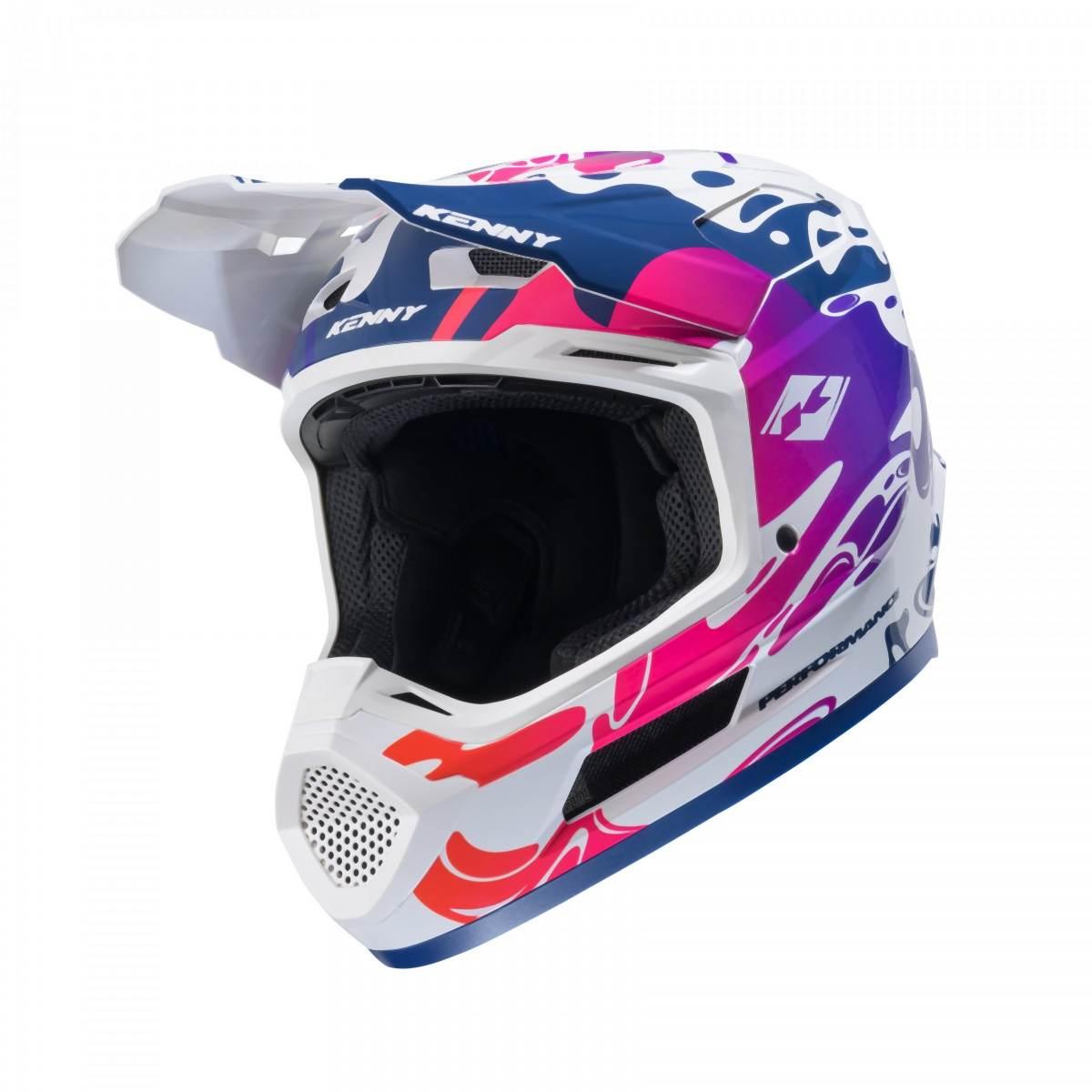 Kenny Racing Kask Cross/Enduro Model Performance Ert Graphic Fluid Kolor Bi - zdjęcie 2