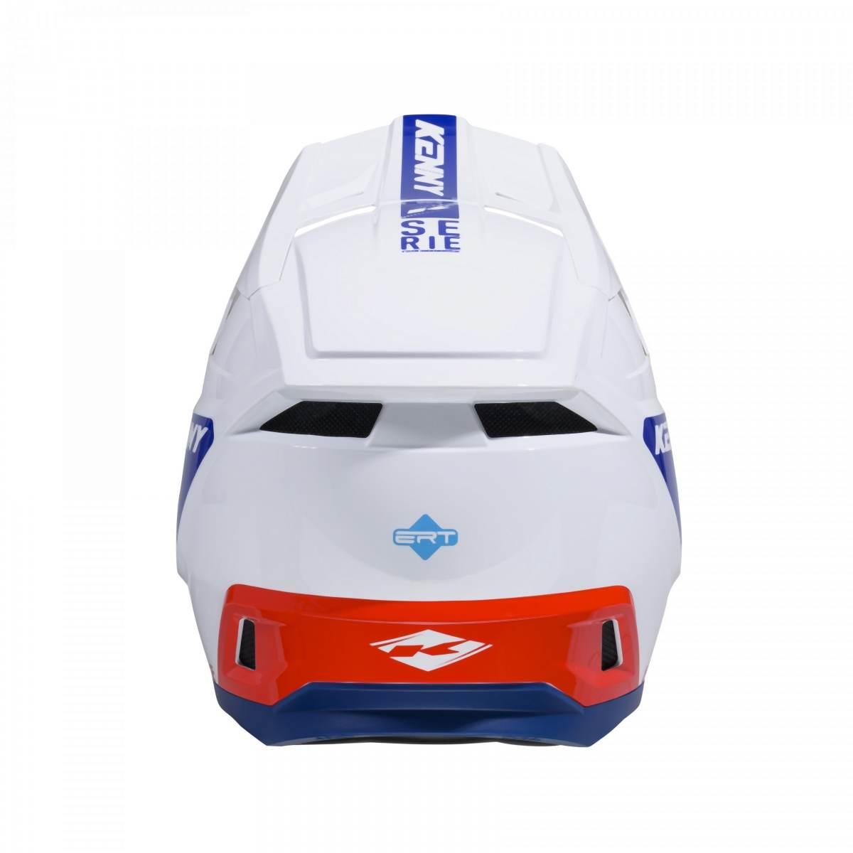 Kenny Racing Kask Cross/Enduro Model Performance Ert Graphic Flag Kolor Bia - zdjęcie 3