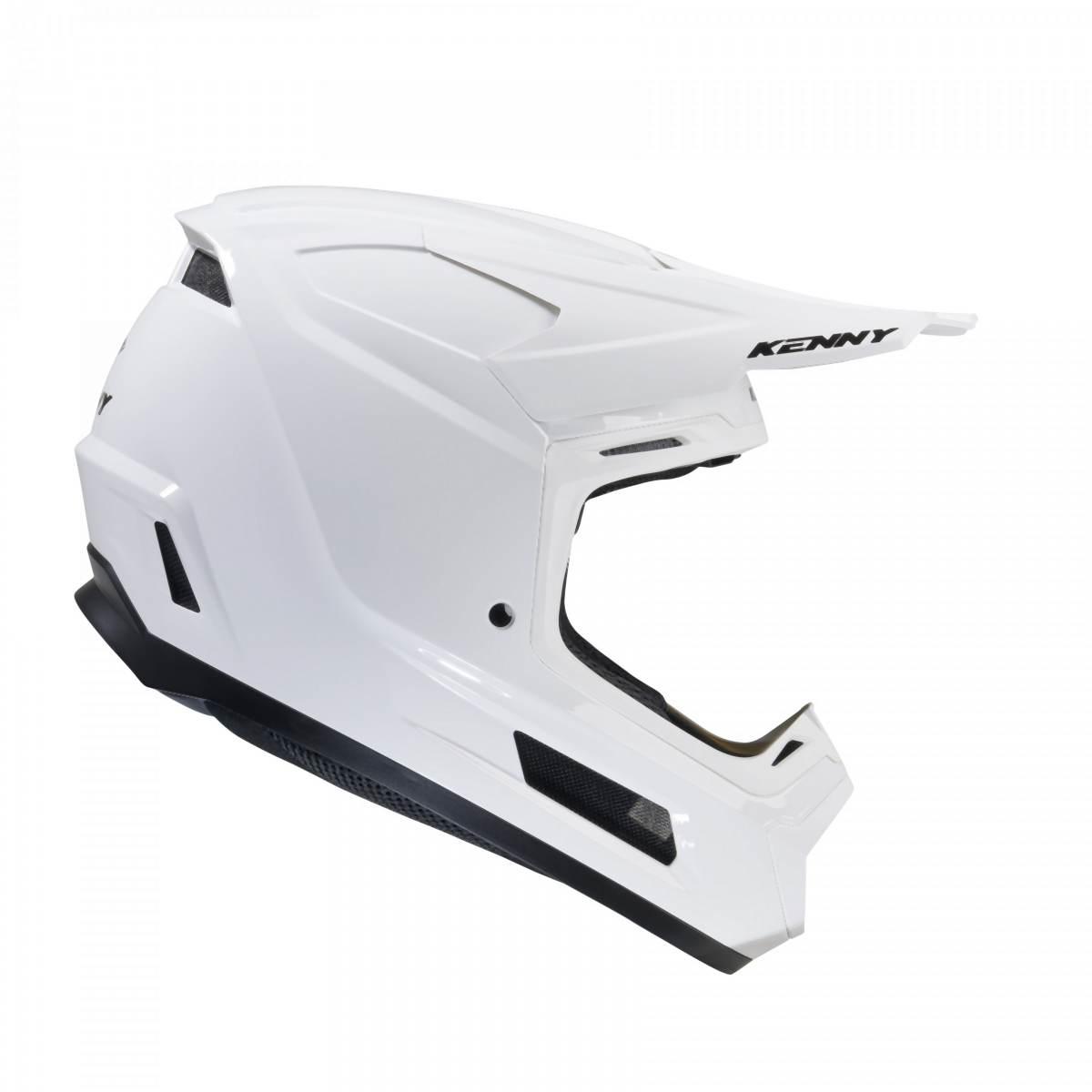 Kenny Racing Kask Cross/Enduro Model Performance Ert Solid White Kolor Biał