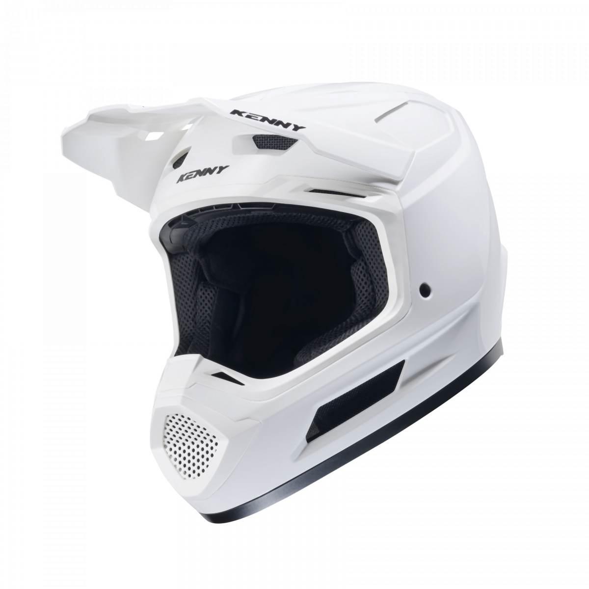 Kenny Racing Kask Cross/Enduro Model Performance Ert Solid White Kolor Biał - zdjęcie 2