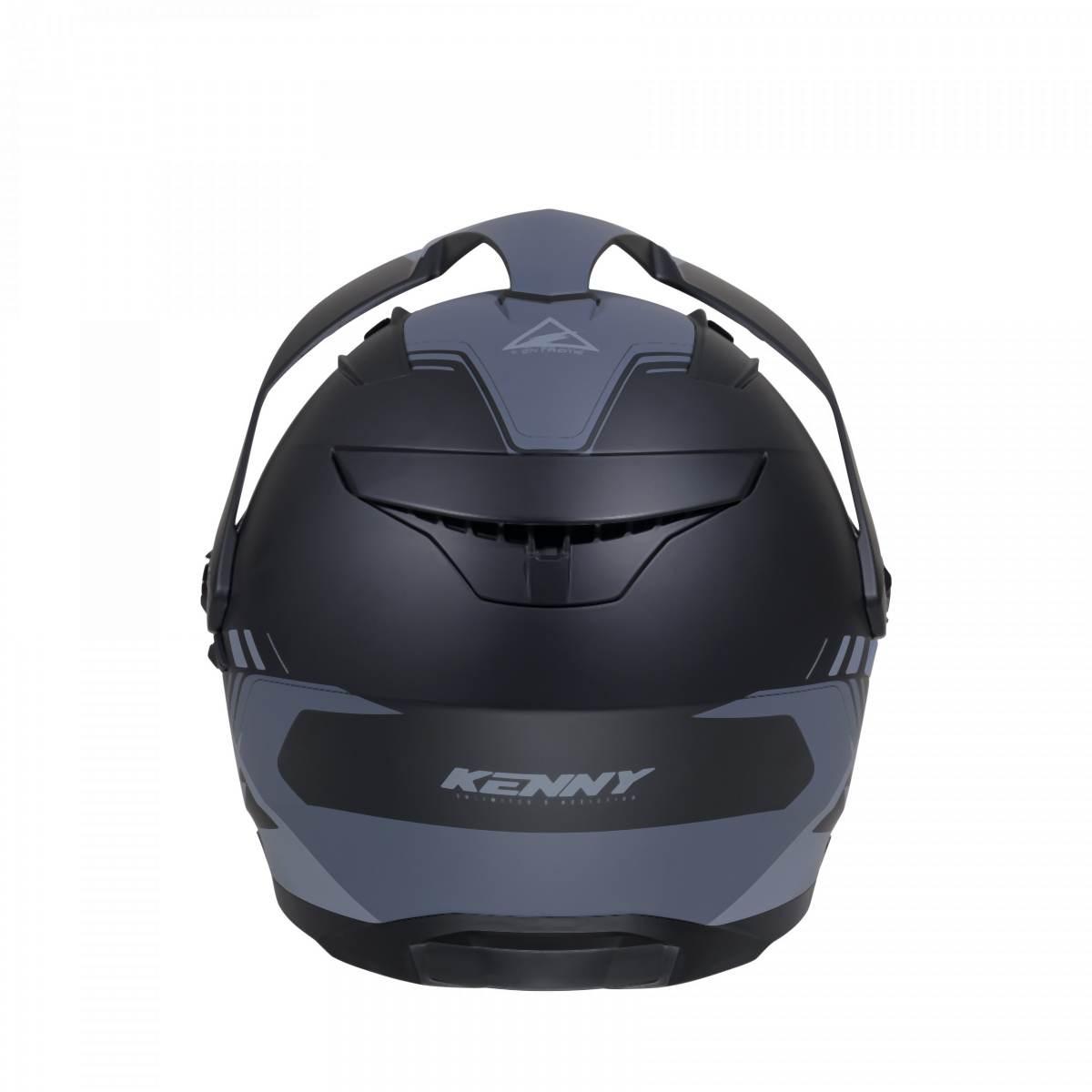 Kenny Racing Kask Dual Adventure Model Extreme Graphic Black/Grey Matt Kolo - zdjęcie 3