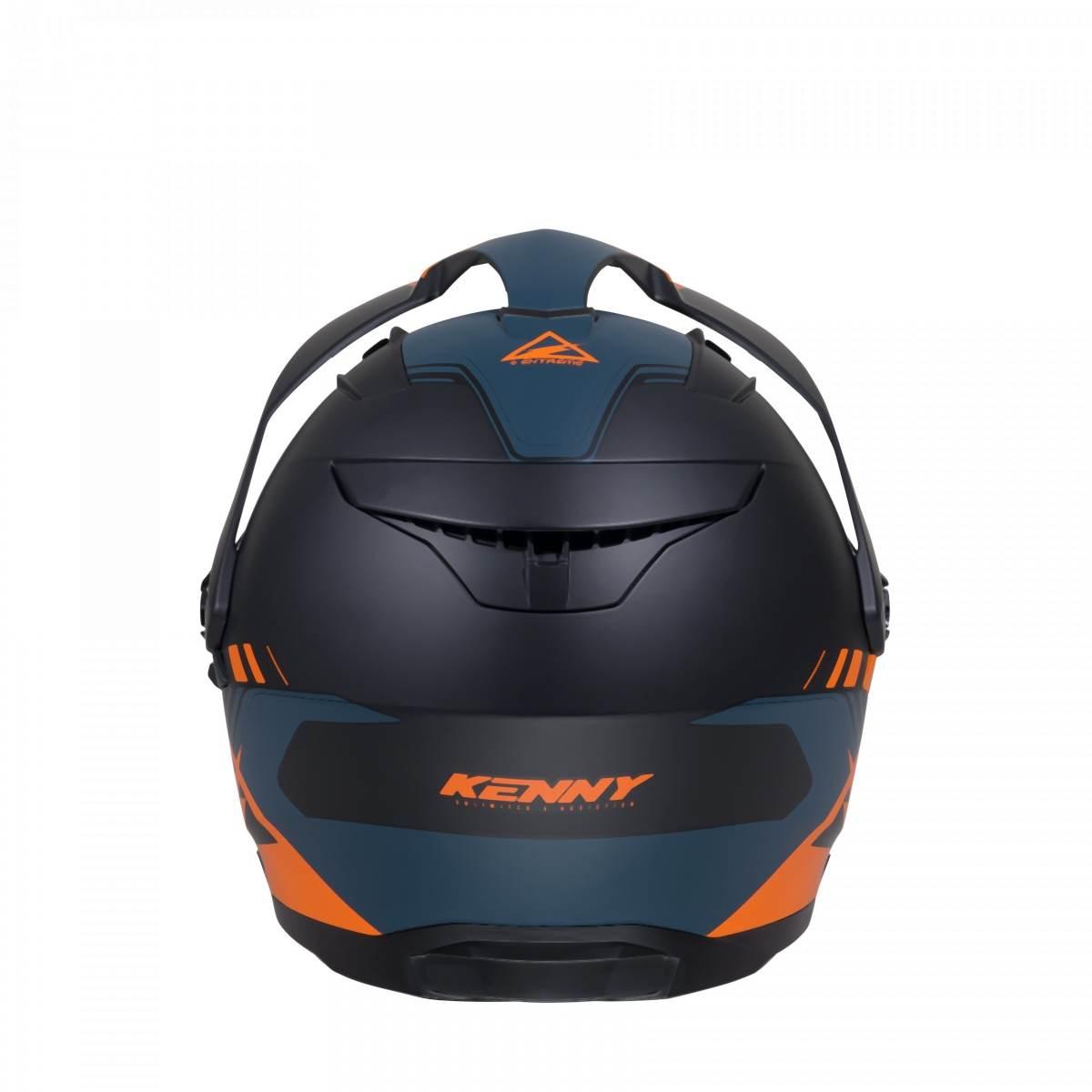 Kenny Racing Kask Dual Adventure Model Extreme Graphic Orange/Petrol Matt K - zdjęcie 3