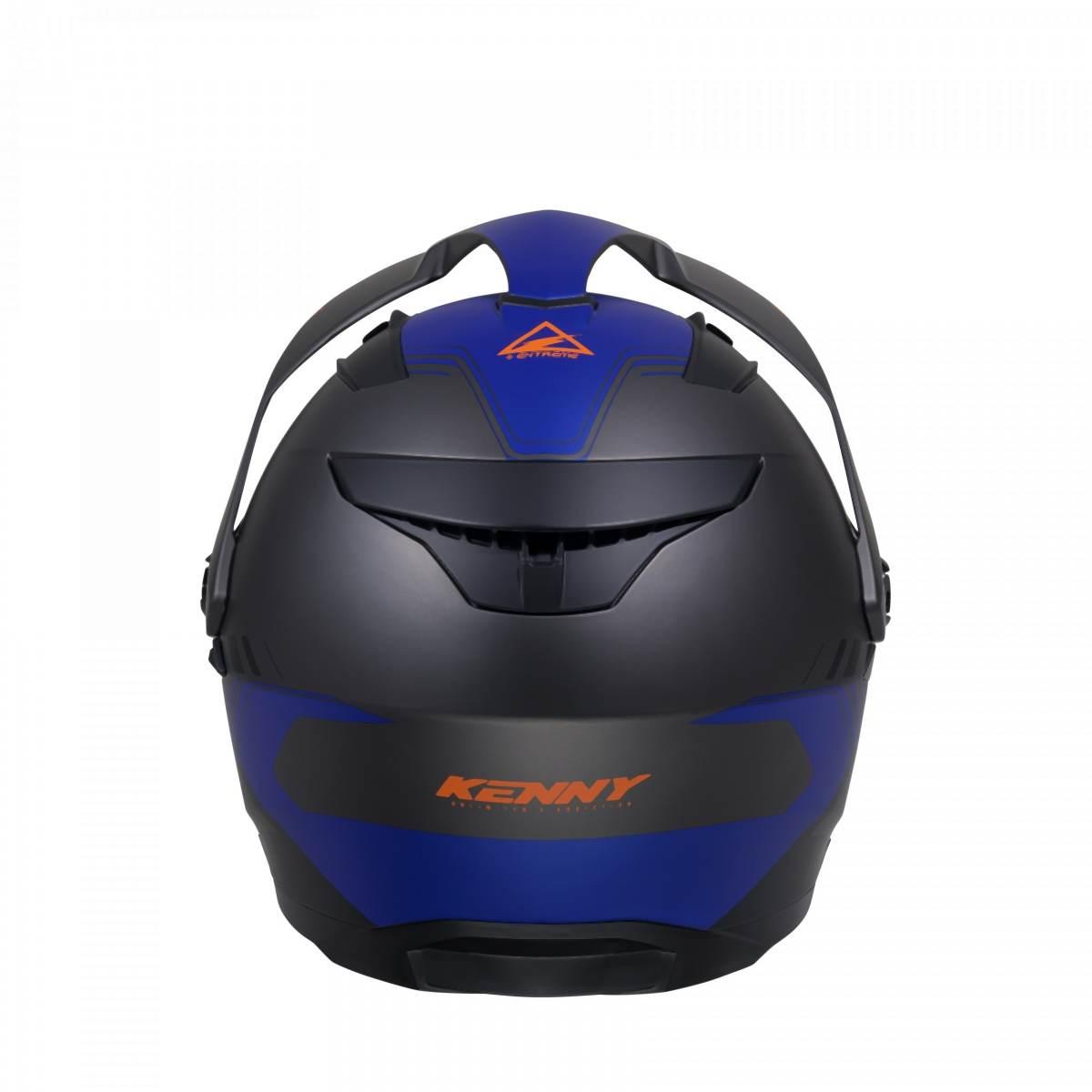 Kenny Racing Kask Dual Adventure Model Extreme Graphic Gunmetal Matt Kolor - zdjęcie 3