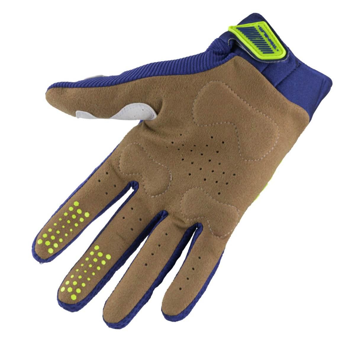 Kenny Racing Rękawice Cross/Enduro Model Titanium Navy Kolor Niebieski/Żółt - zdjęcie 2