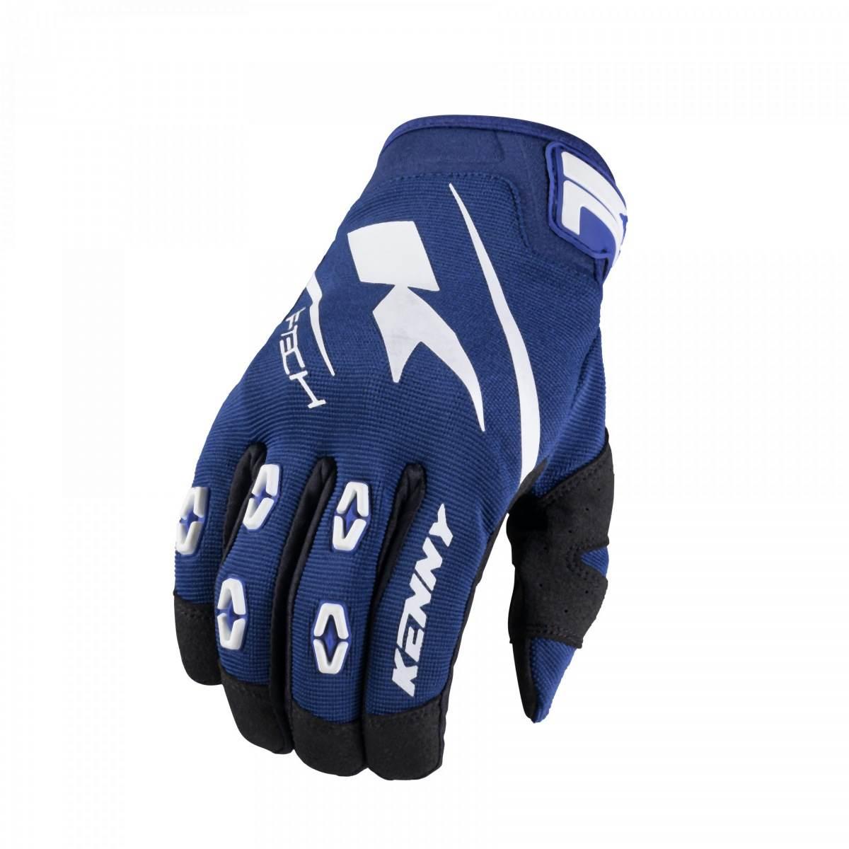 Kenny Racing Rękawice Cross/Enduro Model Sf-Tech Blue Kolor Niebieski/Biały