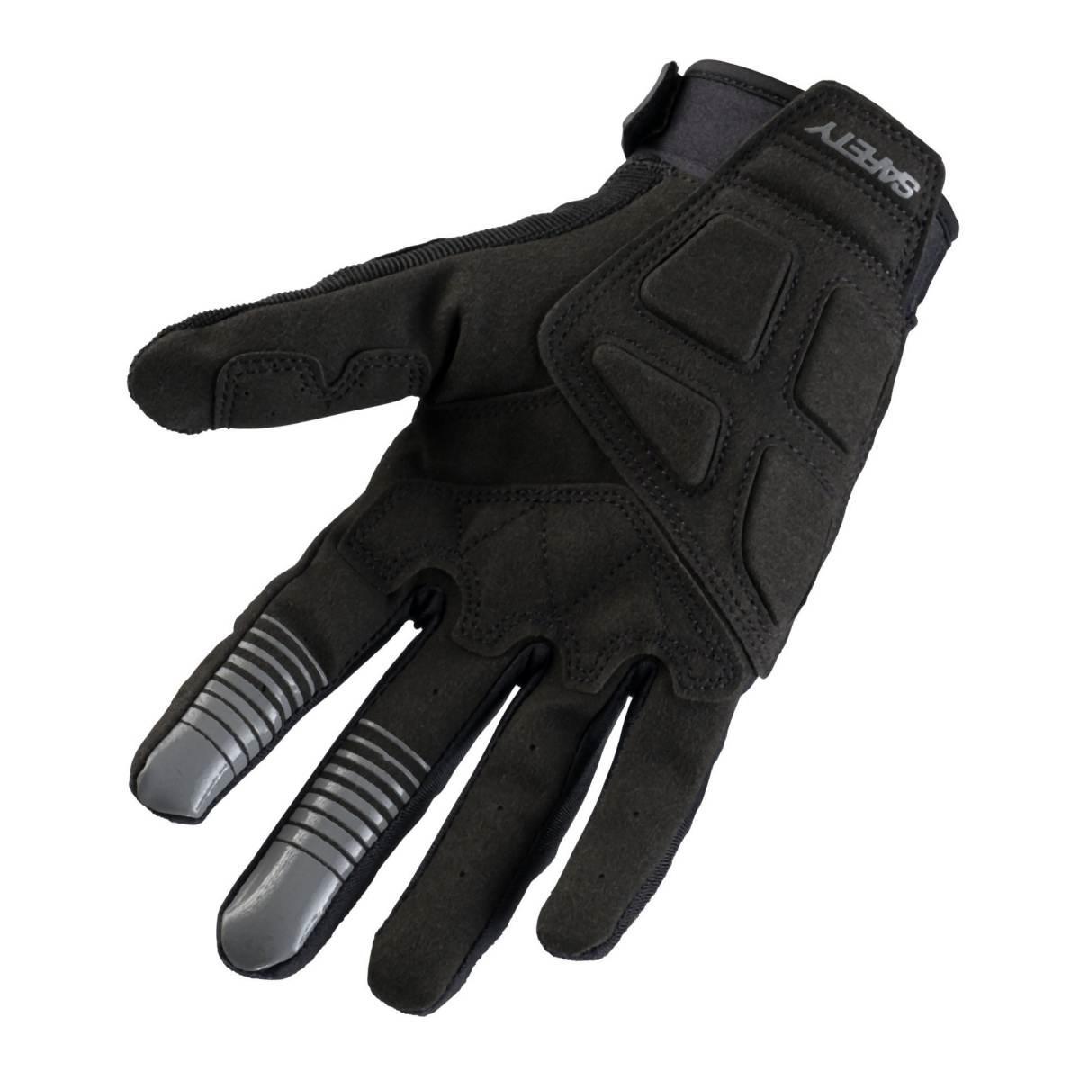 Kenny Racing Rękawice Cross/Enduro Model Safety Black Kolor Czarny/Szary Ro - zdjęcie 2