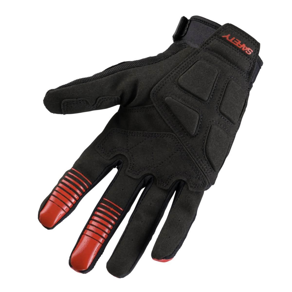 Kenny Racing Rękawice Cross/Enduro Model Safety Red Kolor Czarny/Czerwony R - zdjęcie 2