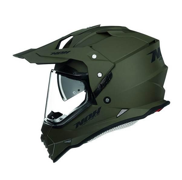Nox Kask Offroad Trail Duosport Dual N312 Solid Z Szybką I Blendą Kolor Zie