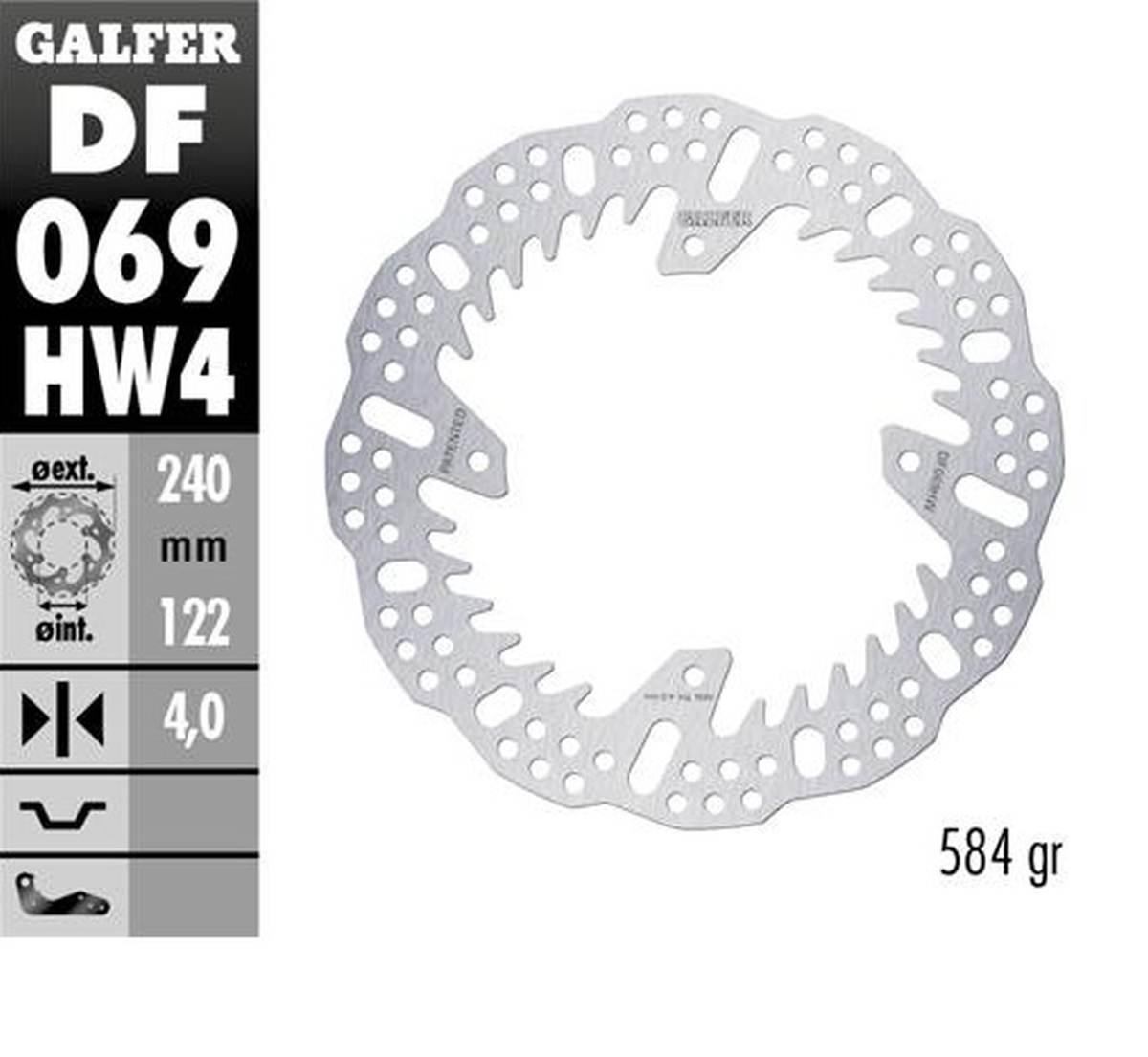 Galfer Tarcza Hamulcowa Tył Honda Cr 125/250; Crf250R '04-'23; Crf 450R '09