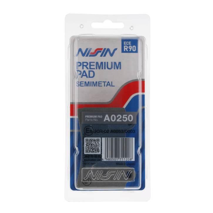 Nissin Klocki Hamulcowe Kh123 Premium Semi-Metallic Spiek Metaliczny Ece R9 - zdjęcie 4