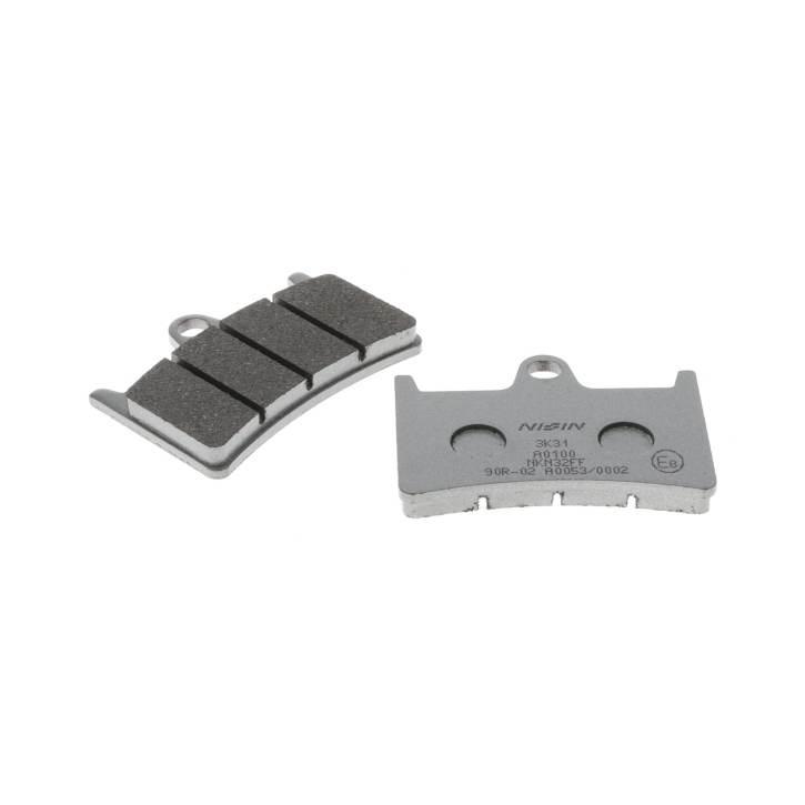 Nissin Klocki Hamulcowe Kh252 Kh380 Premium Semi-Metallic Spiek Metaliczny - zdjęcie 2