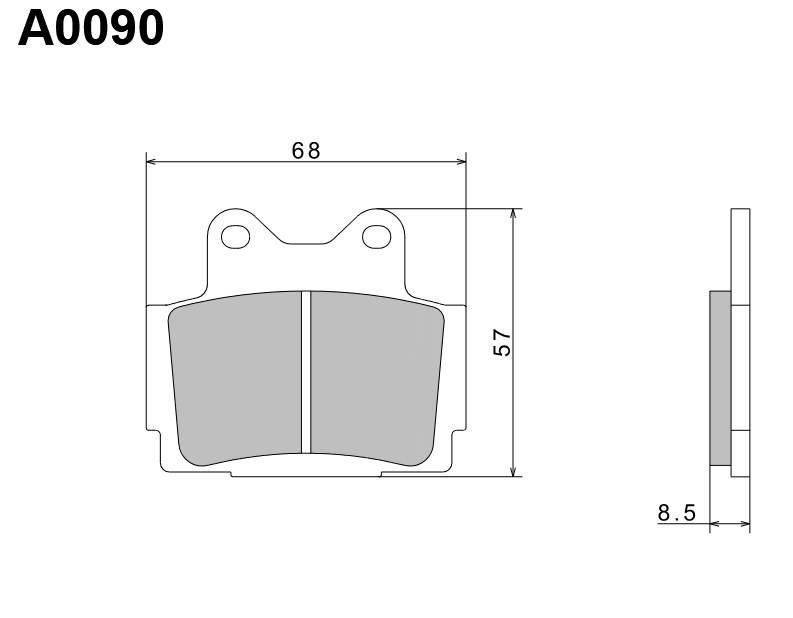 Nissin Klocki Hamulcowe Kh104 Premium Semi-Metallic Spiek Metaliczny Ece R9