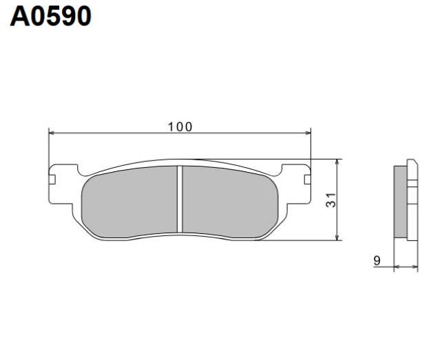 Nissin Klocki Hamulcowe Kh275 Premium Semi-Metallic Spiek Metaliczny Ece R9