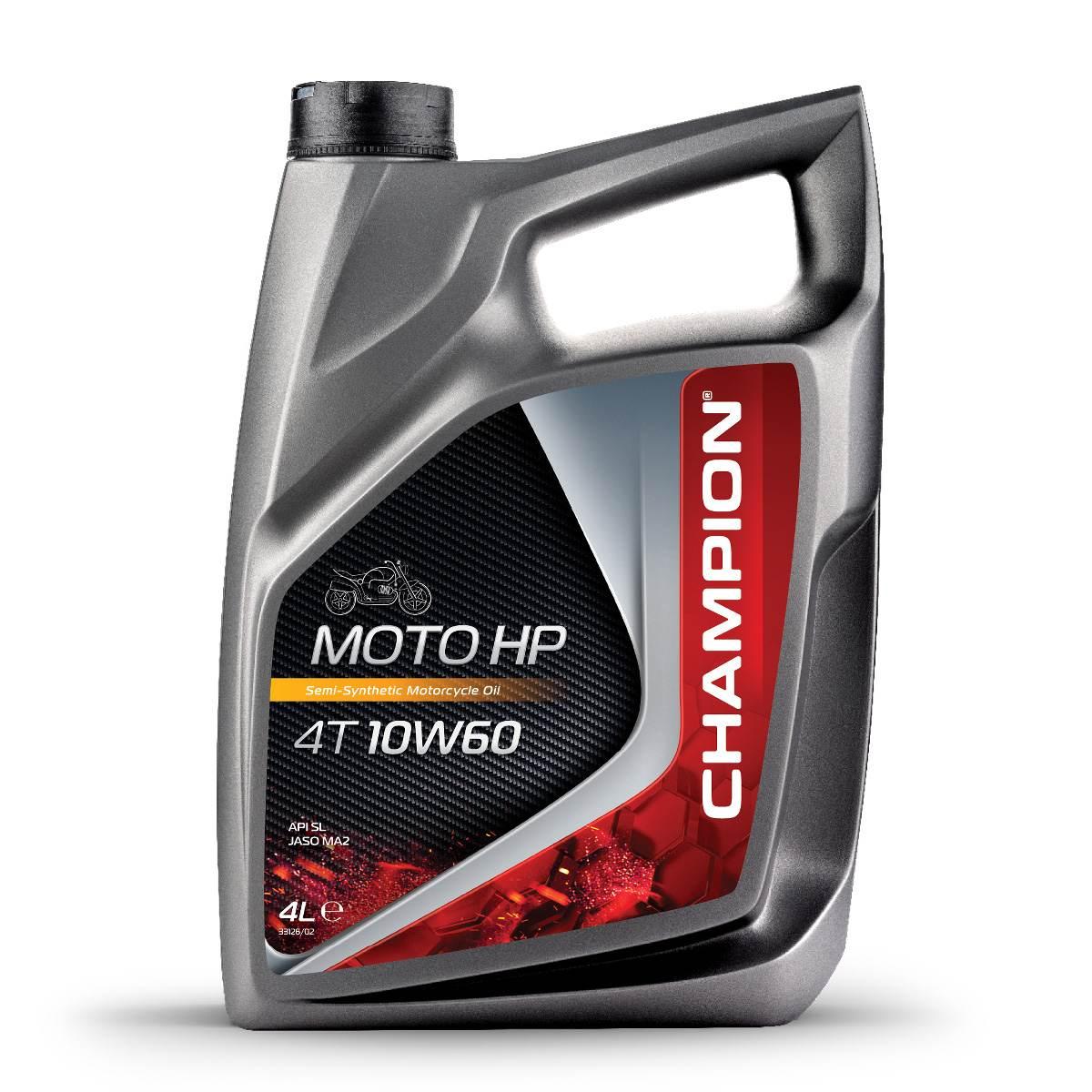 Champion Olej Silnikowy Moto Hp 4T 10W60 4L Ma2 Półsyntetyczny Akc