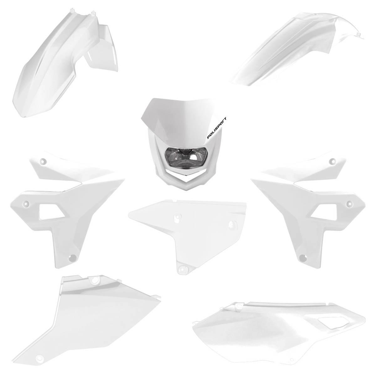 Polisport Komplet Plastików Suzuki Dr-Z 400 Drz400 '00-'24 W Zestawie Lampa
