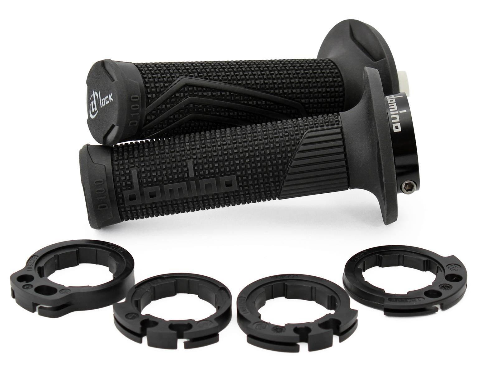 Domino Manetki Gripy Off Road D-Lock Z Adapterami Rolgazu - Ktm, Husqvarna