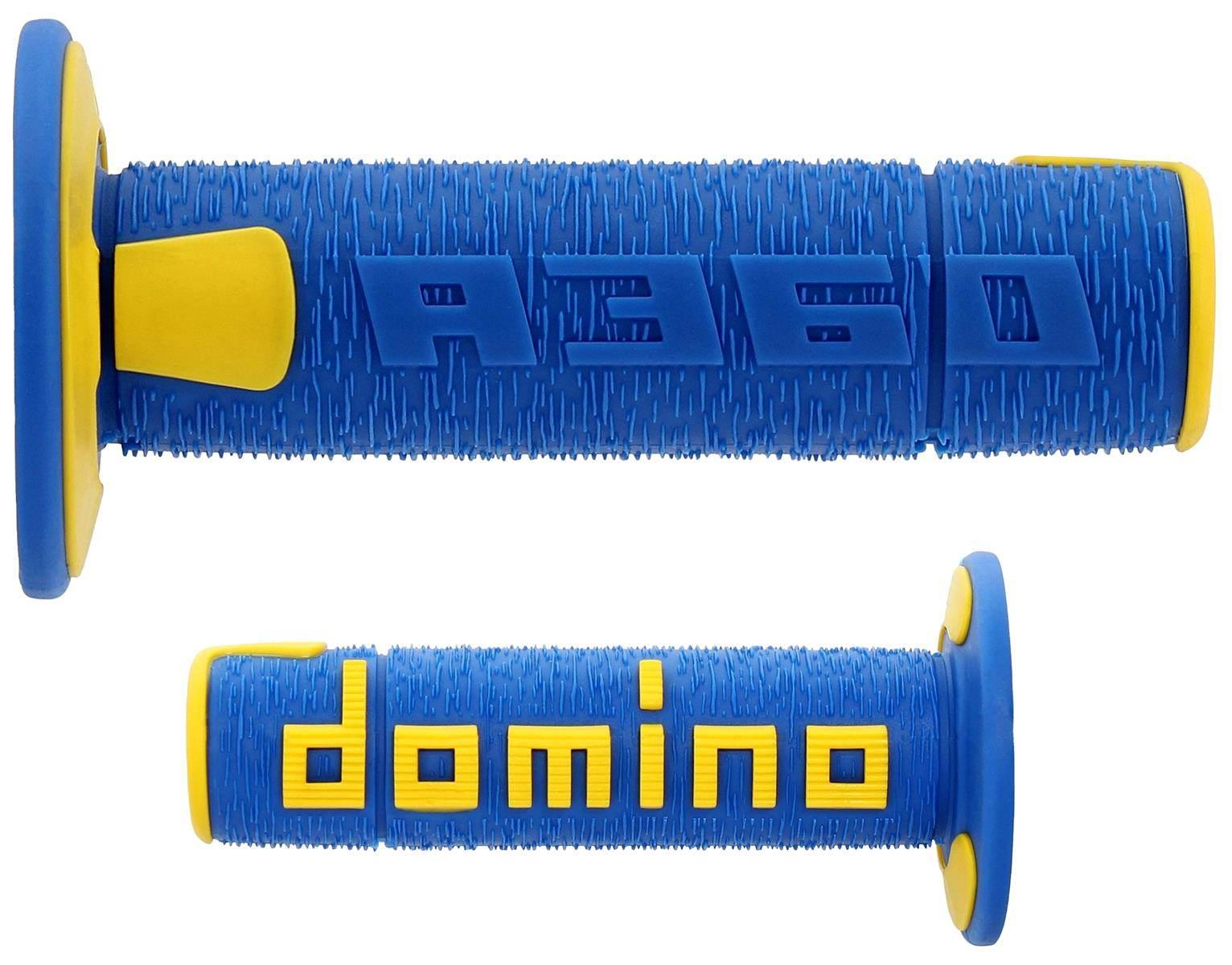 Domino Manetki Gripy Off Road New Lamelar Dwuskładnikowe Kolor Niebieski/Żó