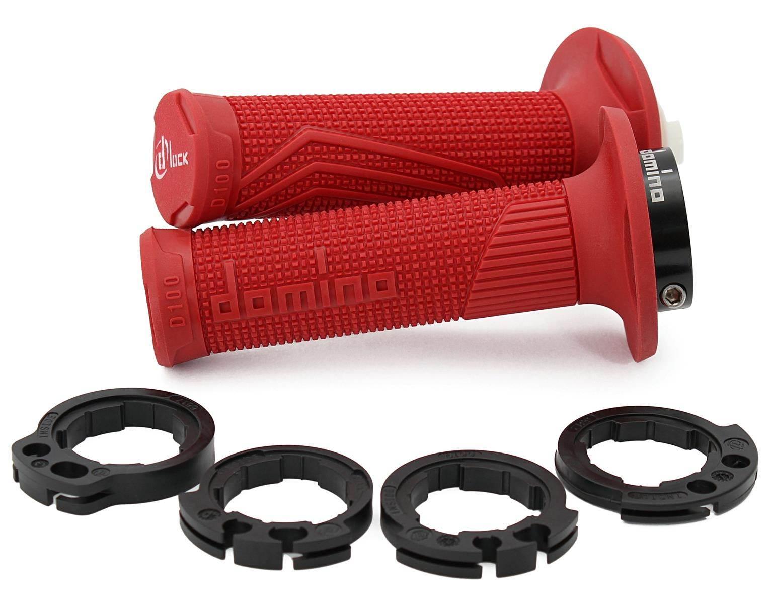 Domino Manetki Gripy Off Road D-Lock Z Adapterami Rolgazu - Ktm, Husqvarna