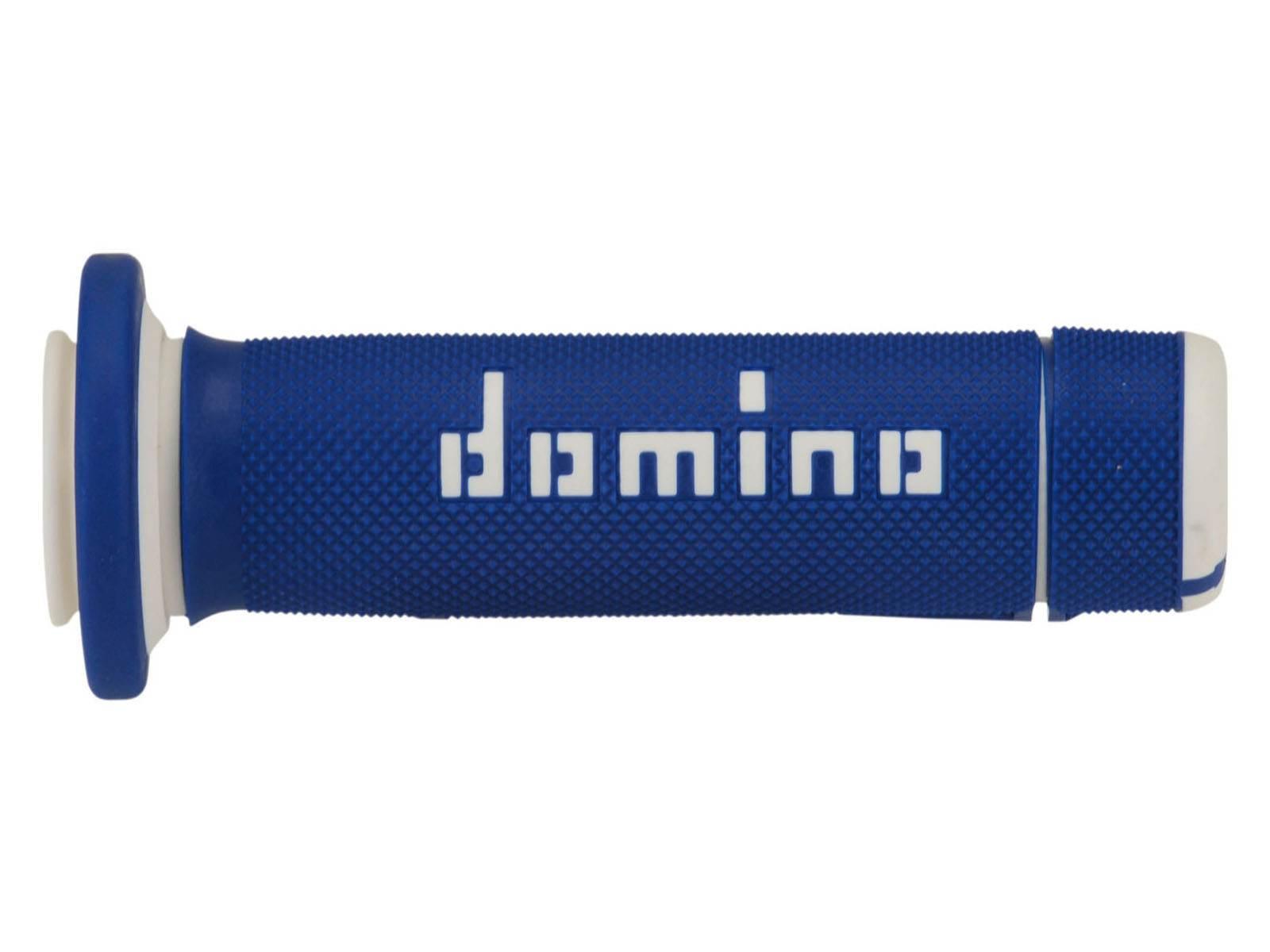 Domino Manetki Gripy Off Road Dwuskładnikowe Kolor Niebieski/Biały