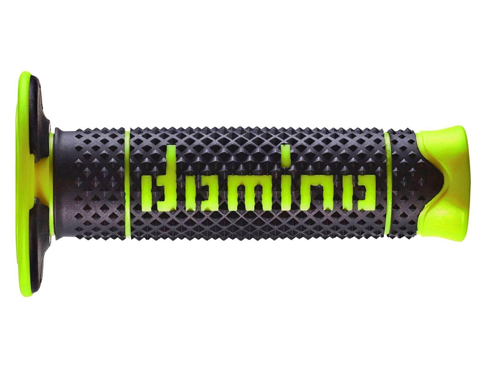 Domino Manetki Gripy Off Road Pyramid Dwuskładnikowe Kolor Czarny/Żółty Flu