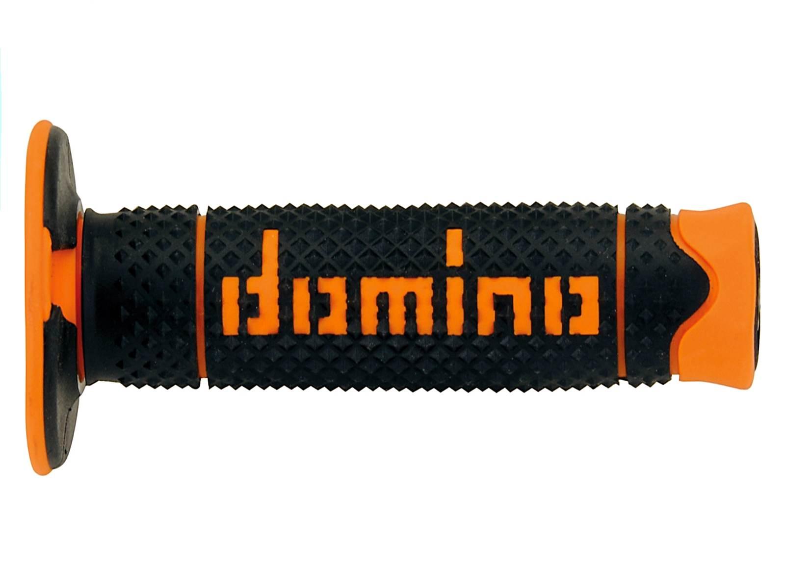 Domino Manetki Gripy Off Road Pyramid Dwuskładnikowe Kolor Czarny/Pomarańcz