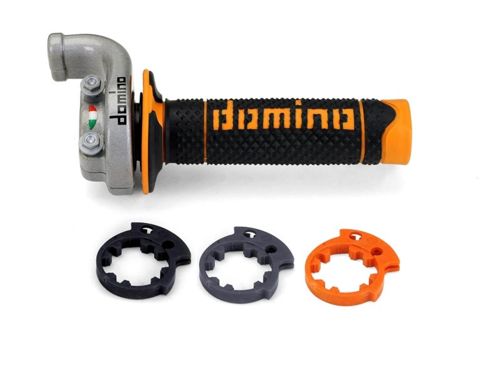Domino Rolgaz Kompletny Z Manetkami Off Road Ktm/Husqvarna/Gasgas 4T Srebrn
