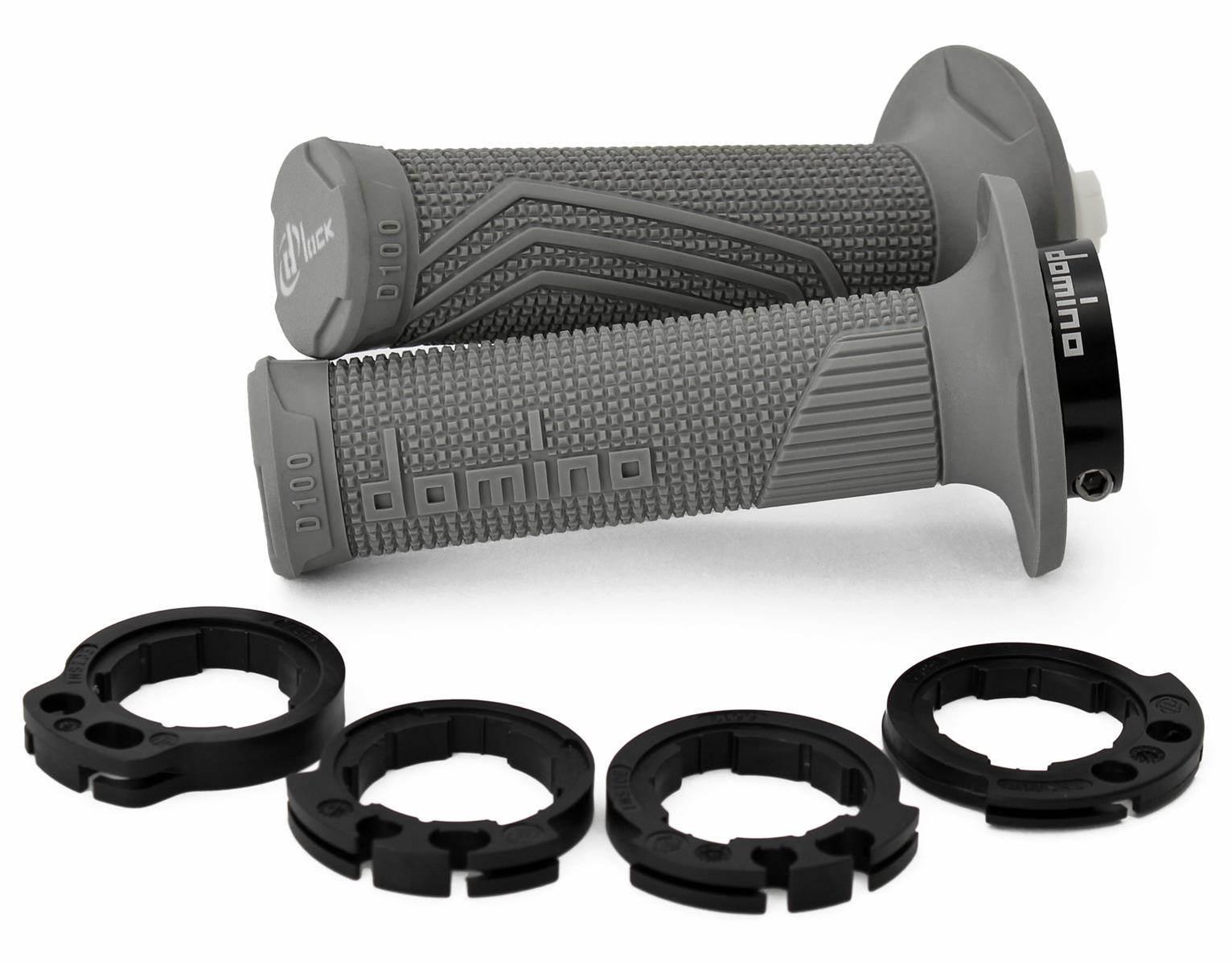 Domino Manetki Gripy Off Road D-Lock Z Adapterami Rolgazu - Ktm, Husqvarna