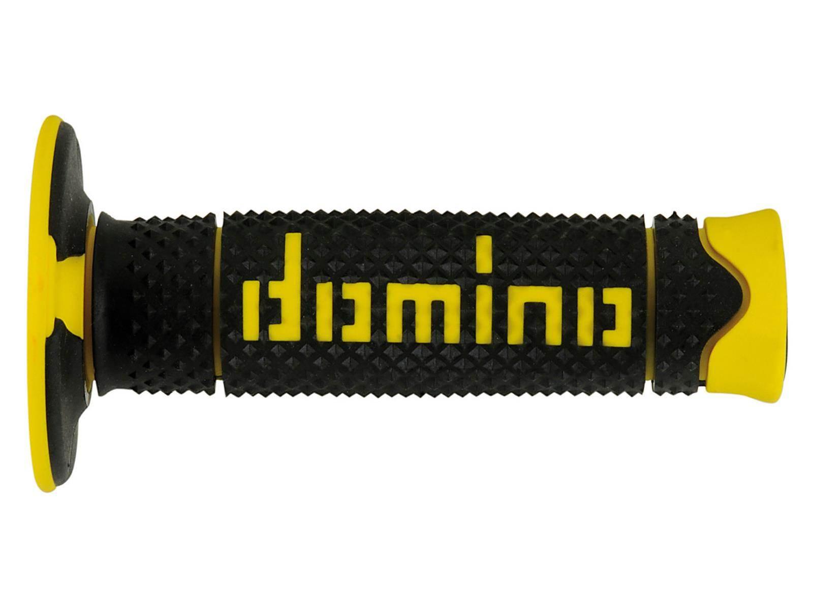 Domino Manetki Gripy Off Road Pyramid Dwuskładnikowe Kolor Czarny/Żółty