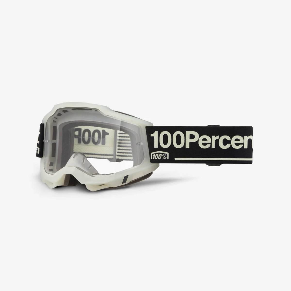 100 Procent Gogle Accuri 2 Glow - Clear Lens - Kolor Szary/Czarny Szybka Pr