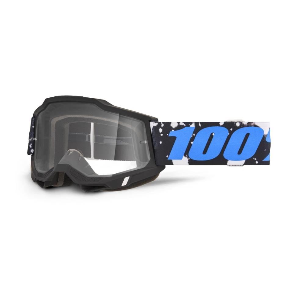 100 Procent Gogle Accuri 2 Callisto - Clear Lens - Kolor Czarny/Biały/Niebi