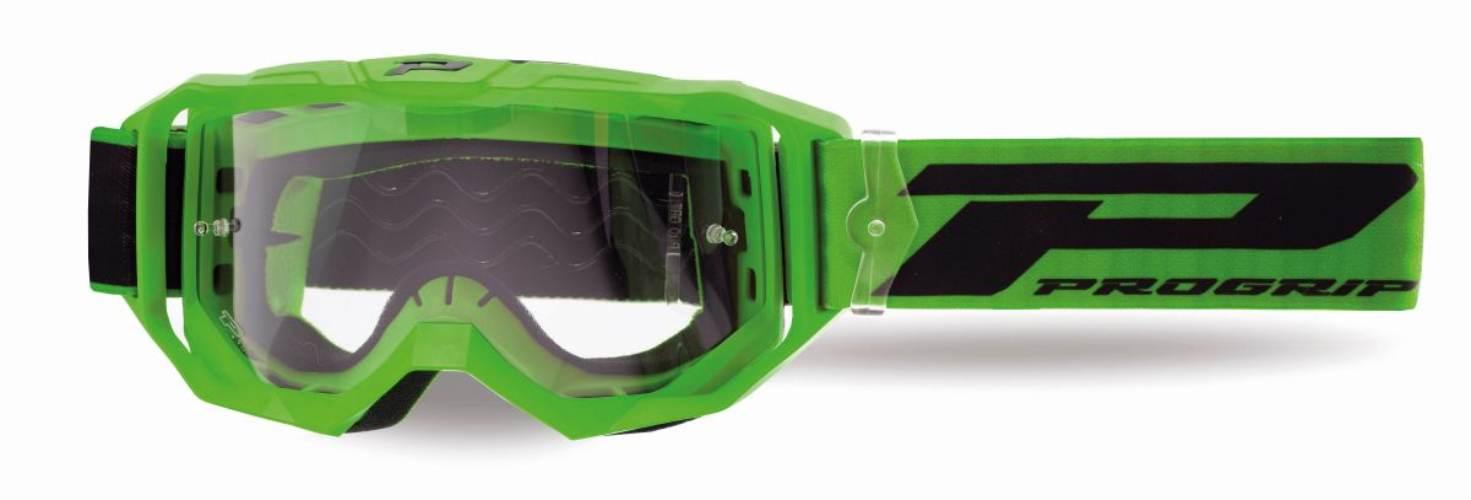 Progrip Gogle Pg3300-413 Tr Vision Kolor Zielony Mat Szyba Pg3310 Przezrocz