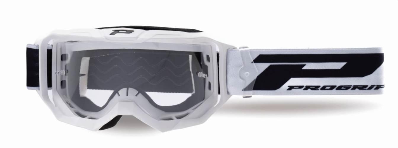 Progrip Gogle Pg3300-323 Tr Vision Kolor Biały Mat Szyba Pg3310 Przezroczys