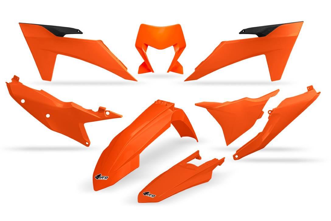 Ufo Komplet Plastików Ktm Exc 150 250 300 Tbi '24-'25, Exc-F 250 350 450 50