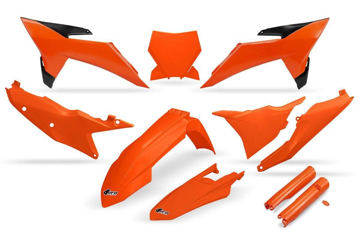 Ufo Komplet Plastików Full Kit Z Osłonami Teleskopów Amortyzatorów Ktm Sx 1