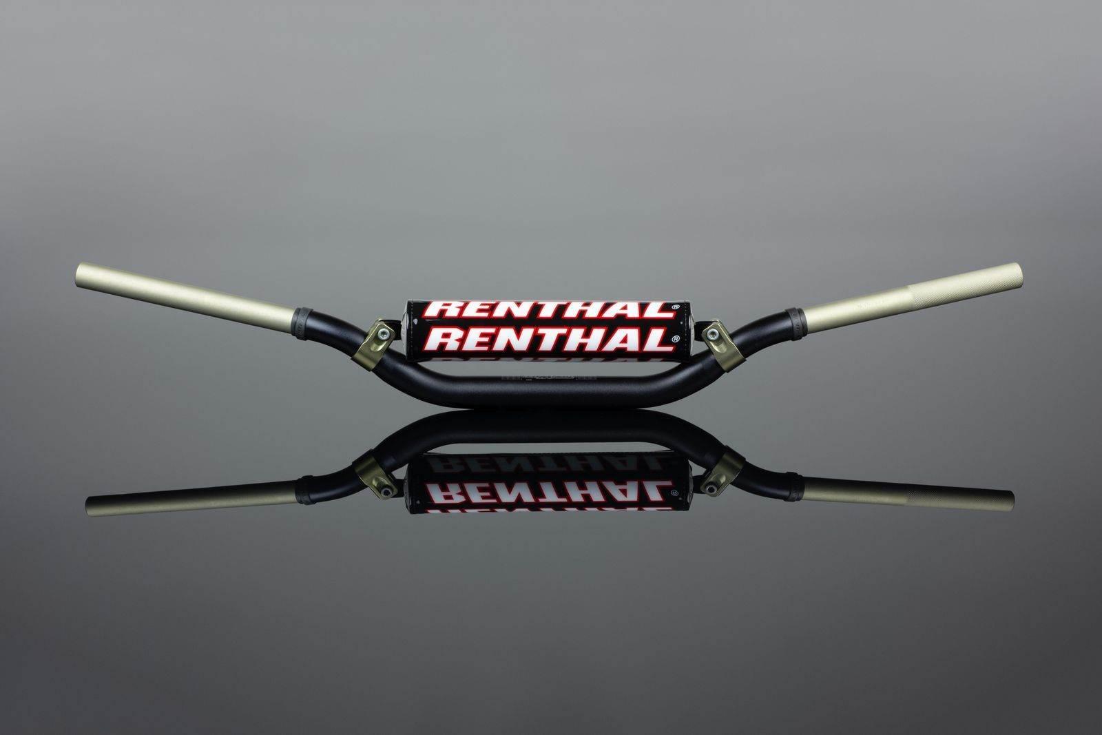 Renthal Kierownica 1,1/8 Cala 28,6Mm Mx Twinwall 995 Handlebar Black Ktm Fa