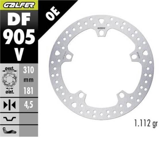 Galfer Tarcza Hamulcowa Przód Bmw R 1300Gs Adventure '23-'25 Round Disc 310