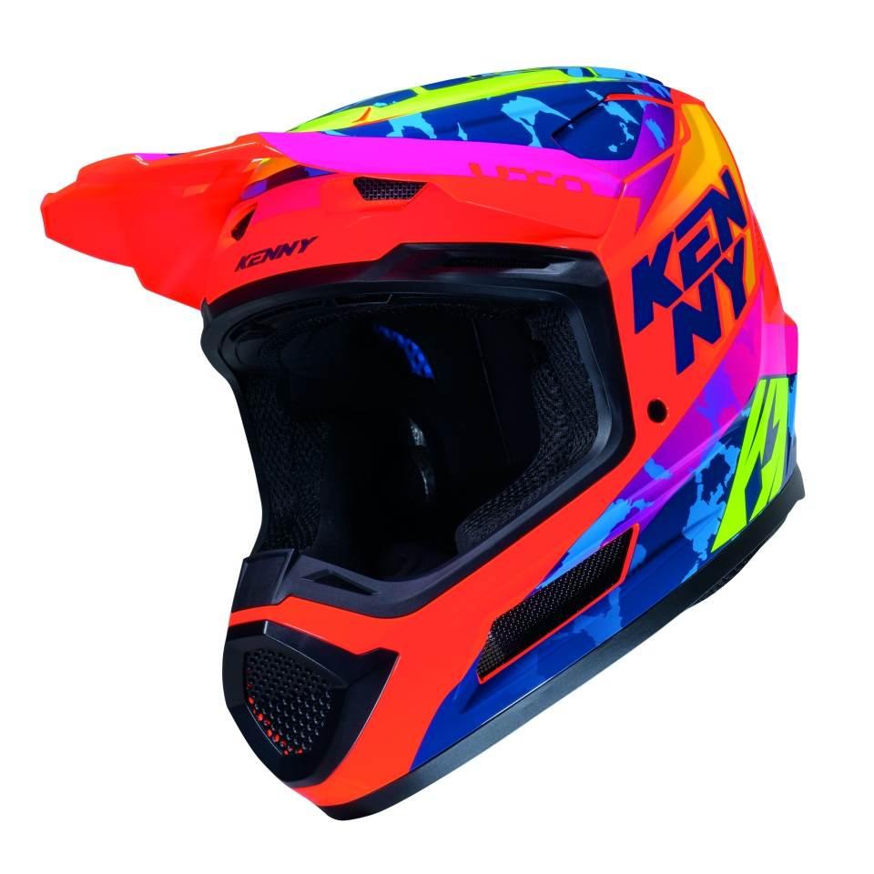 Kenny Racing Kask Cross/Enduro Performance Ert Graphic + Socal Kolor Pomara - zdjęcie 2