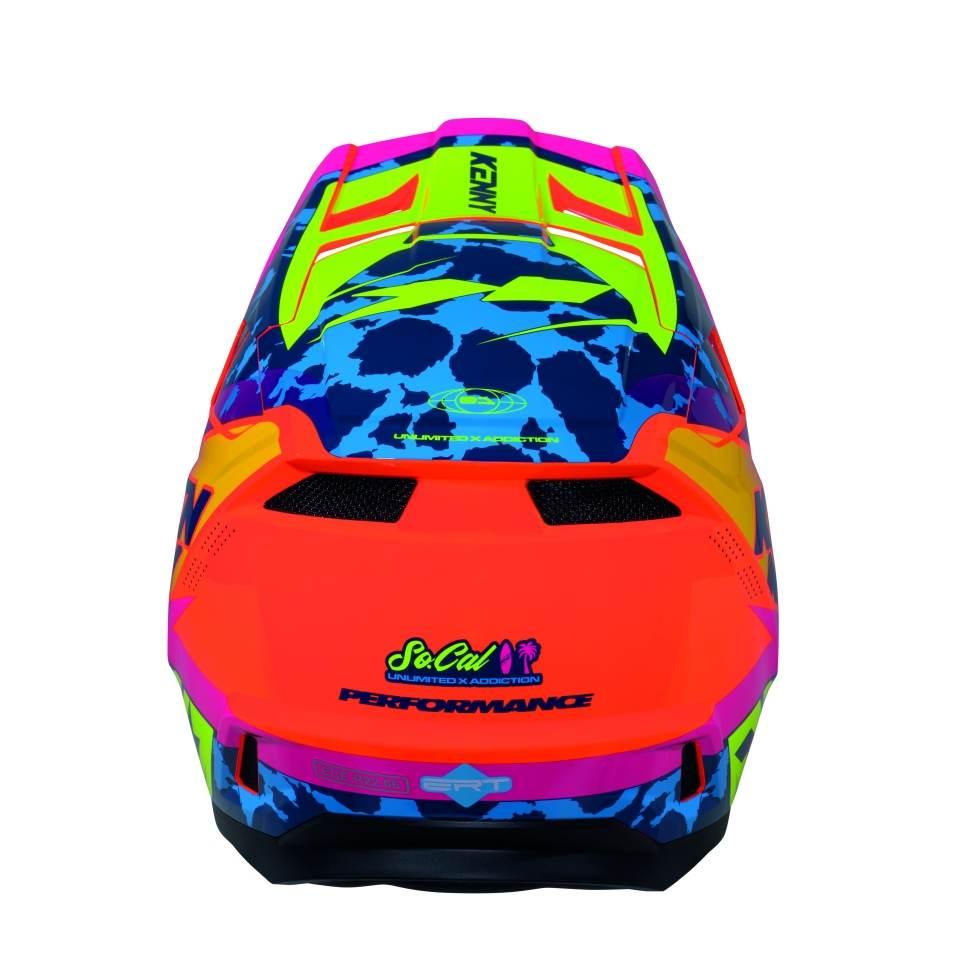 Kenny Racing Kask Cross/Enduro Performance Ert Graphic + Socal Kolor Pomara - zdjęcie 3