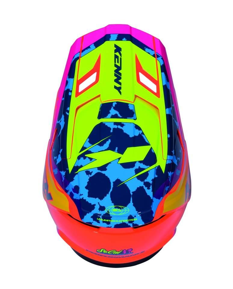 Kenny Racing Kask Cross/Enduro Performance Ert Graphic + Socal Kolor Pomara - zdjęcie 4