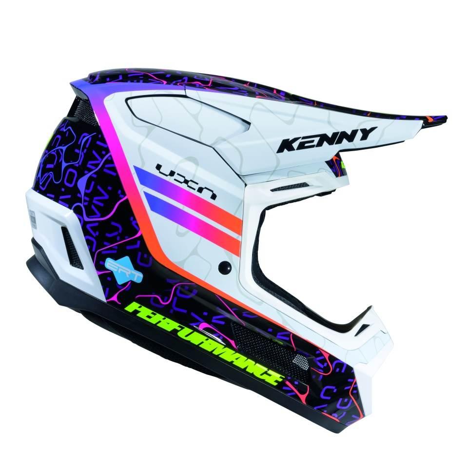 Kenny Racing Kask Cross/Enduro Performance Ert Graphic + Wave Black White K