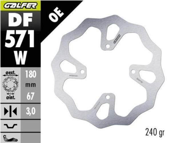 Galfer Tarcza Hamulcowa Tył Ktm 65 Sx '25-, Husqvarna Tc 65 '25-, Gas Gas M