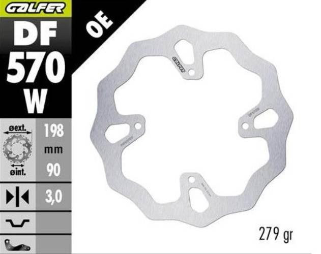 Galfer Tarcza Hamulcowa Przód Ktm Sx 65 '25-; Husqvarna Tc 65 '25-; Gas Gas